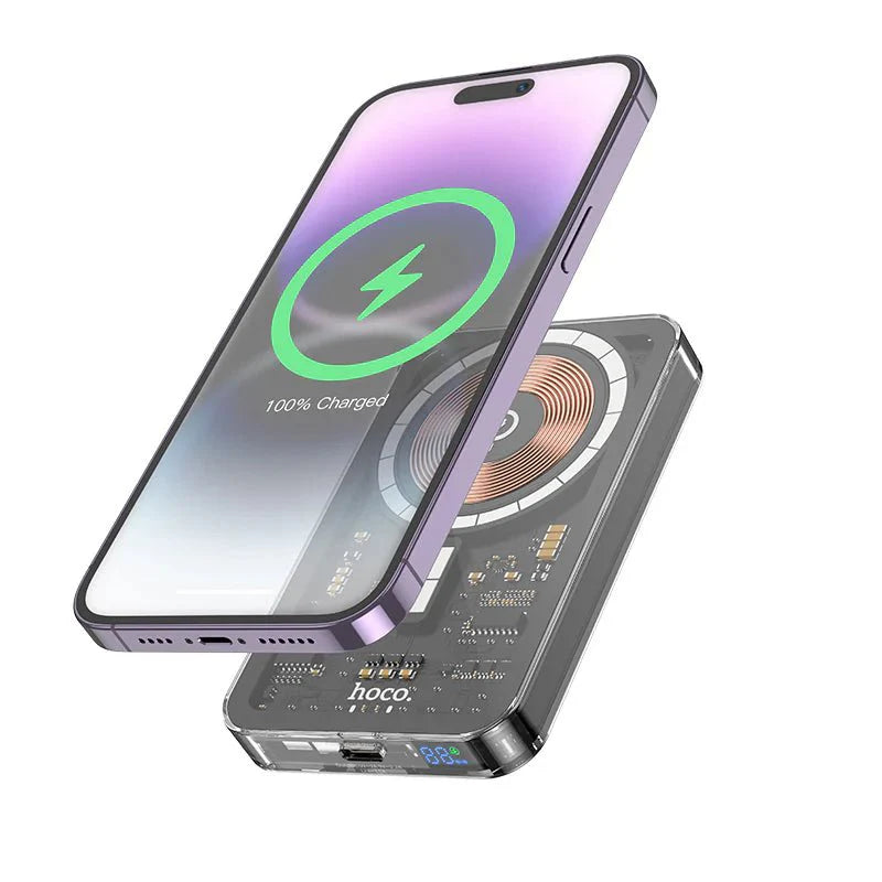 Hoco - Transparent Magnetic Power Bank (Q14) ©
