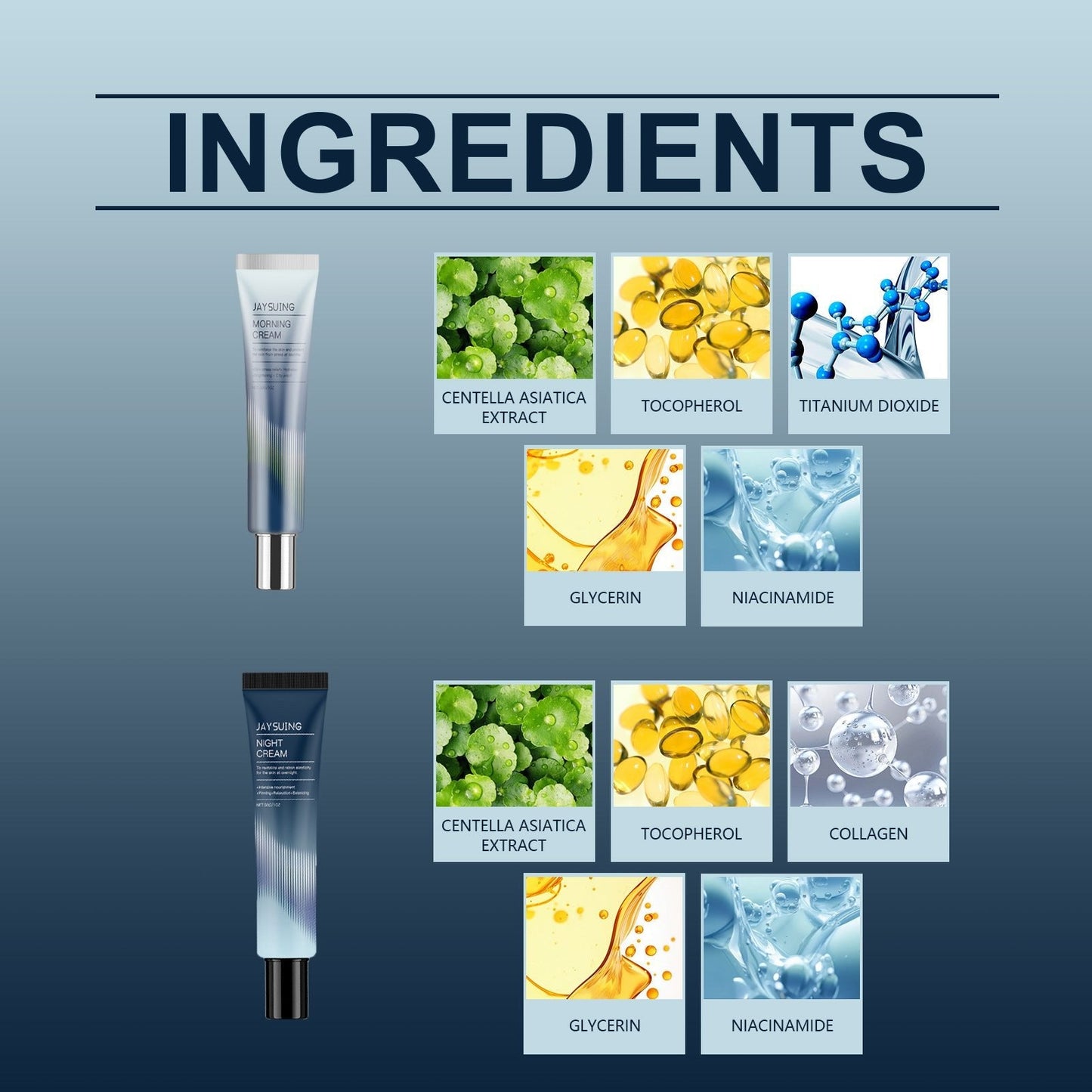 Jaysuing - Day & Night Cream Kit (Original)