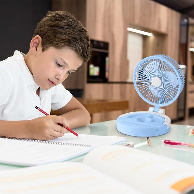 Jiake - Folding Storage Lamp Fan with USB