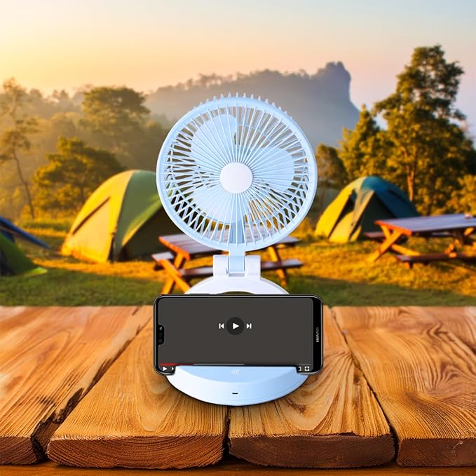 Jiake - Folding Storage Lamp Fan with USB