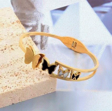 Stainless Butterfly Bracelet