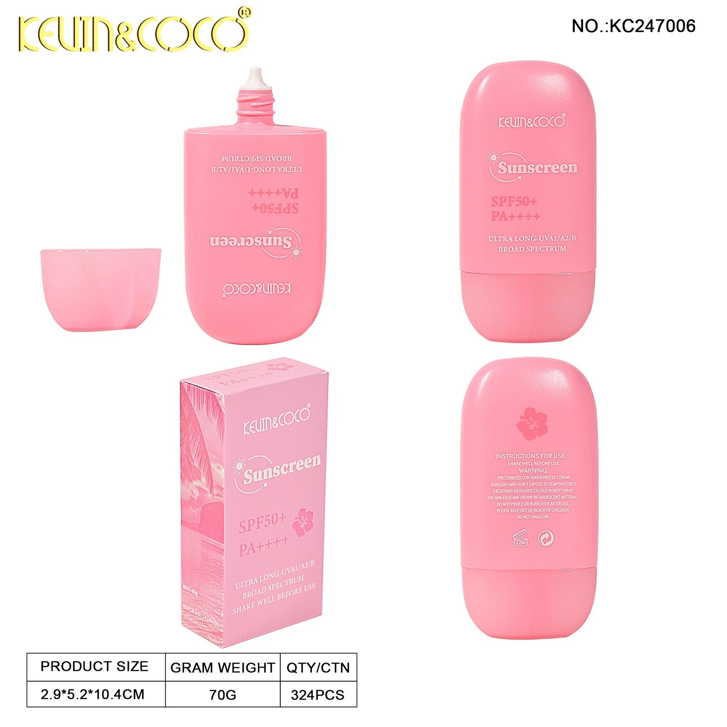 Keuin & Coco - Sunscreen SPF 50 & 60 (Original)