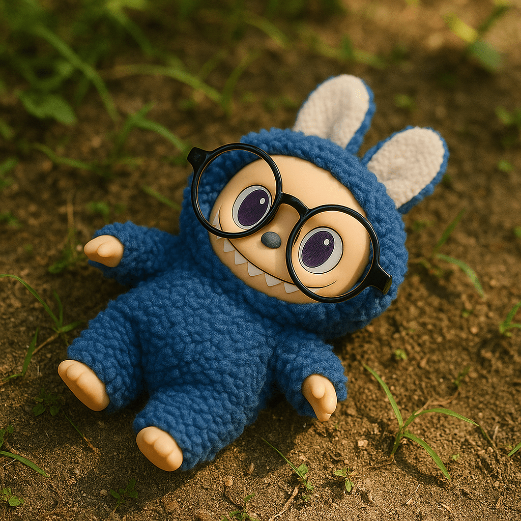 Labubu - Furry Bunny-Monster with Removable Glasses