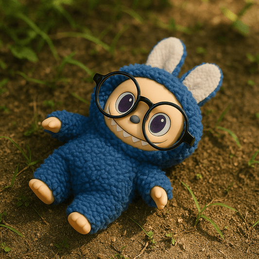 Labubu - Furry Bunny-Monster with Removable Glasses