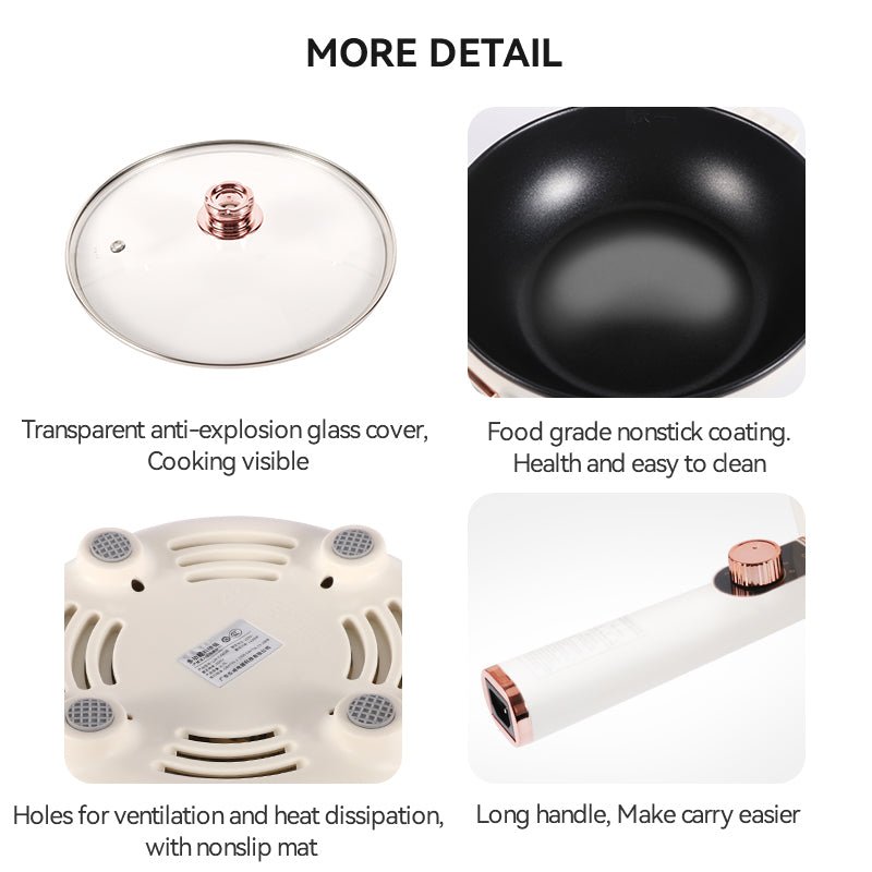 Lac - Multifunctional Electric Cooking Wok (L-7707) ©