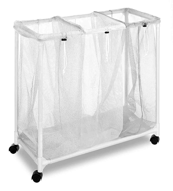 Laundry Basket with Clothing Sorter