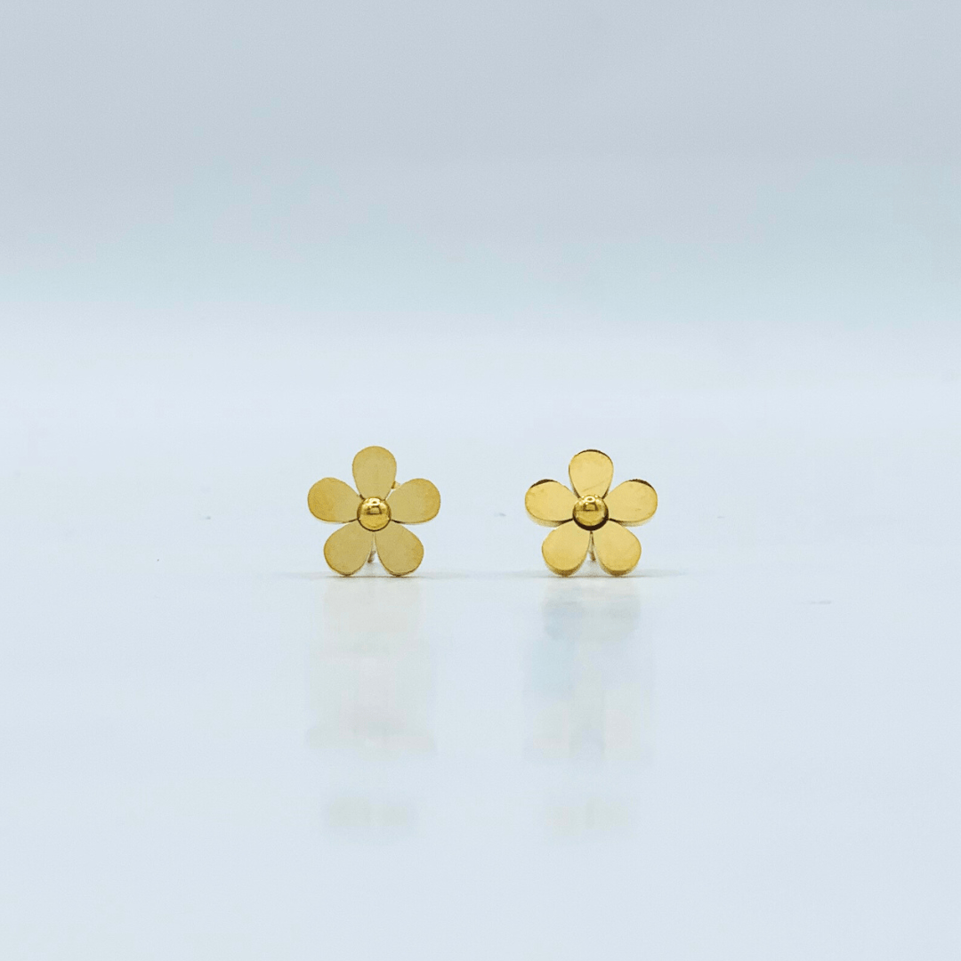 Little Flower Stud | Stainless Steel | 18K Gold Plated