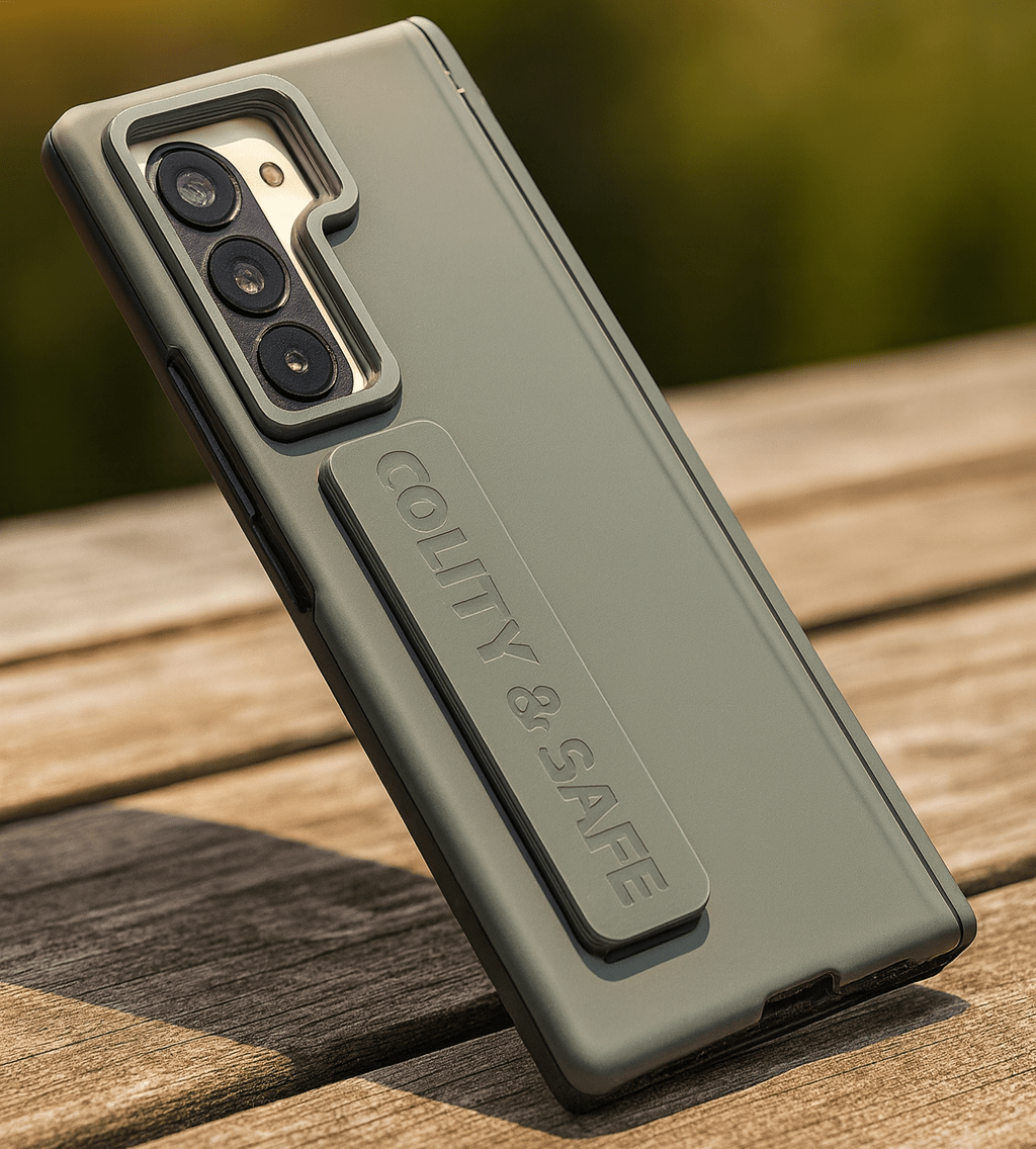 Matte Hinge-Kickstand Case