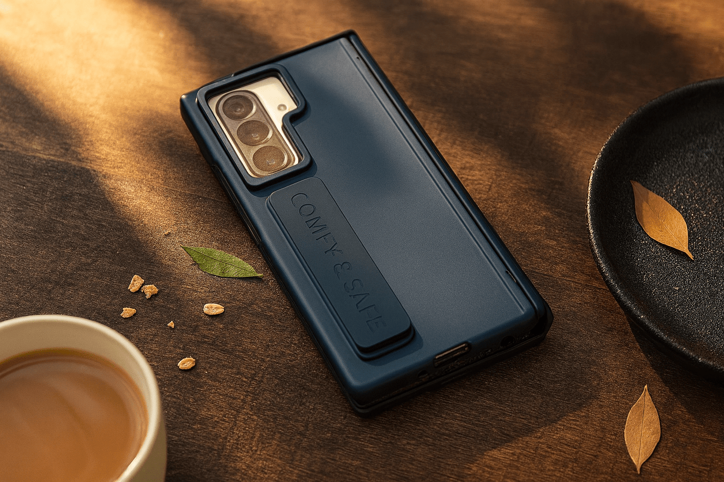 Matte Hinge-Kickstand Case