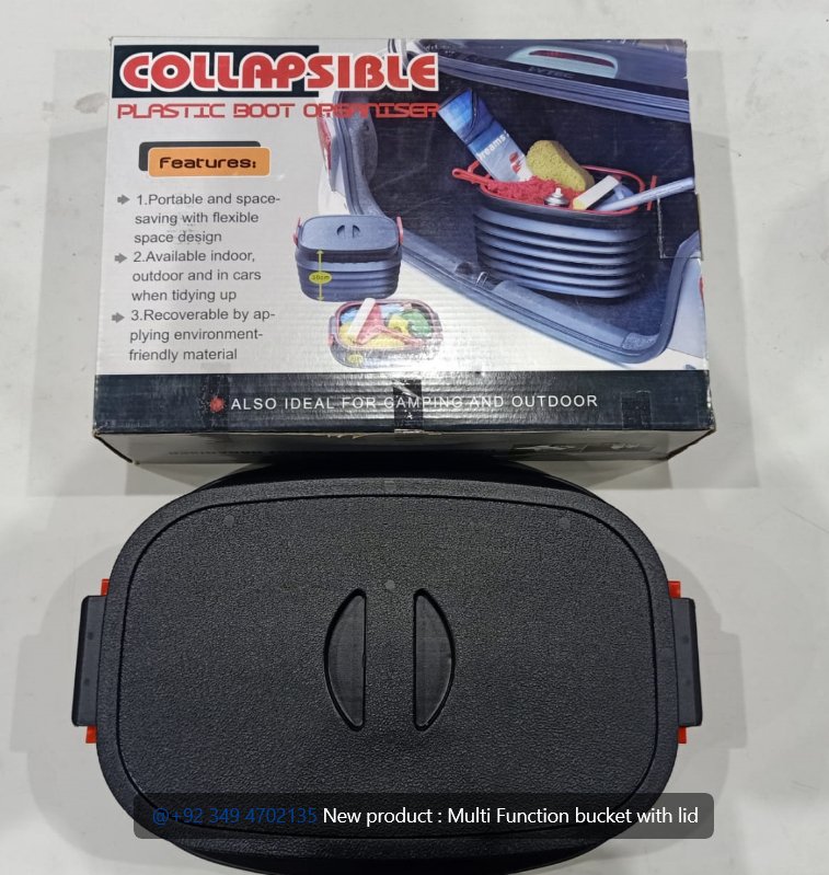 Multi-function Bucket With Lid