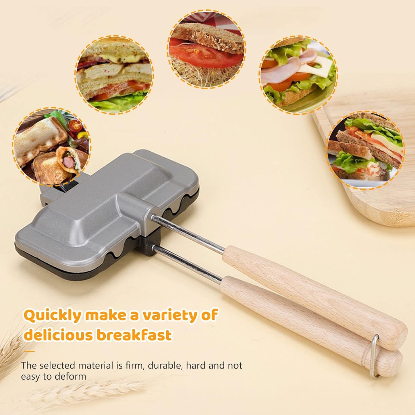 Non-Stick Sandwich Frying Pan