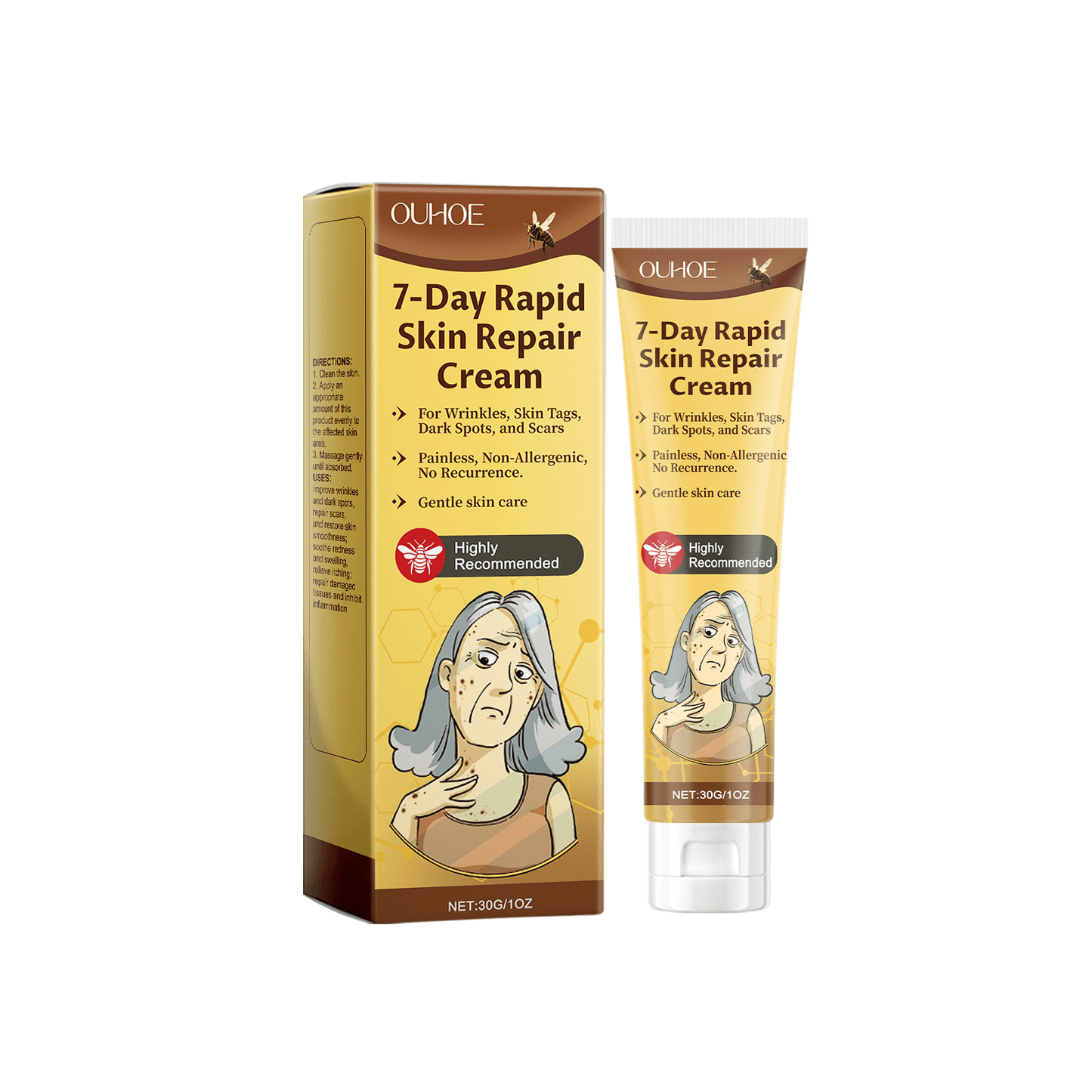 Ouhoe - 7-Day Rapid Skin Repair Cream (Original)