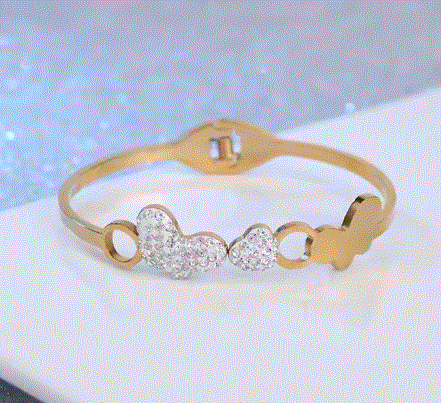 Stainless Steel  Butterfly Bangle