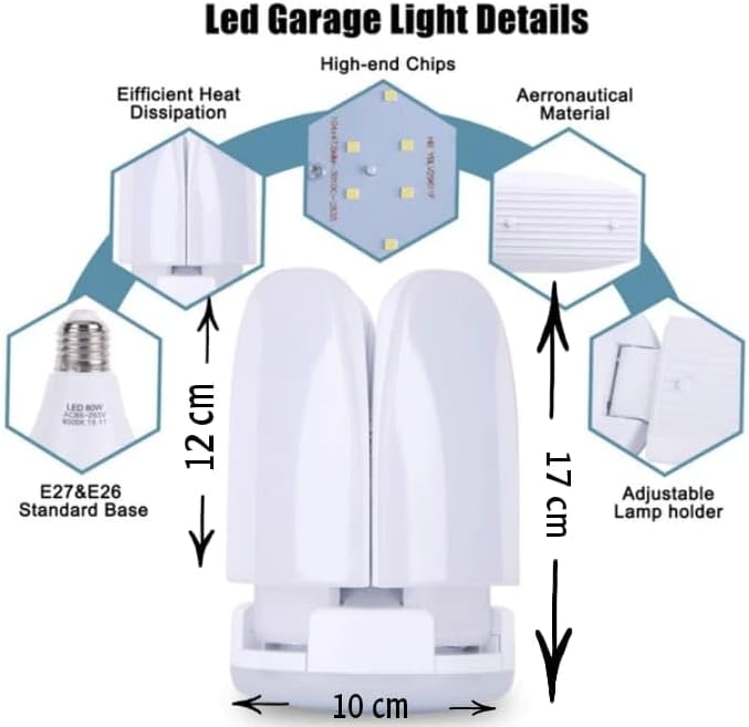 Portable LED Fan Light