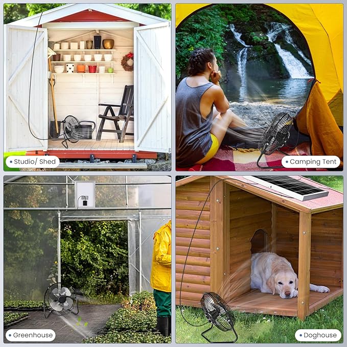 Portable Metal Floor Fan ©