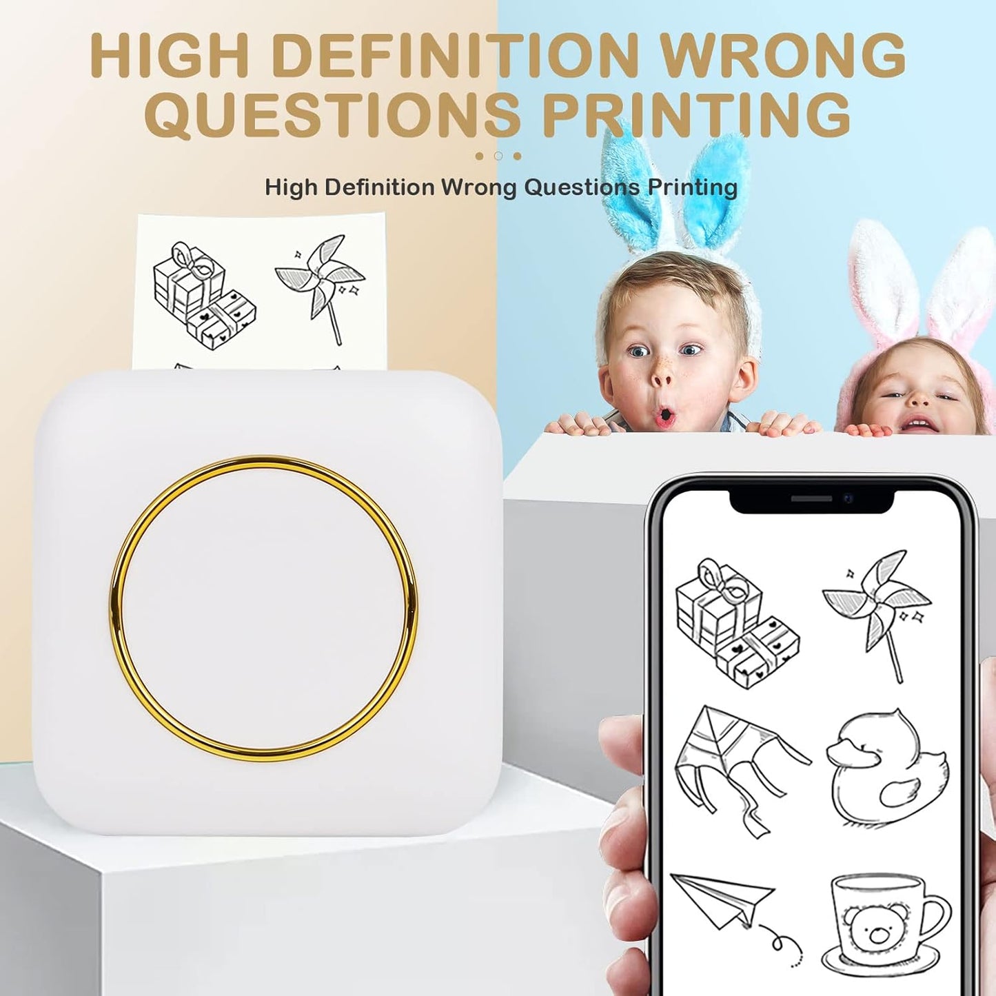 Portable Mini Printer - BT Instant Printing