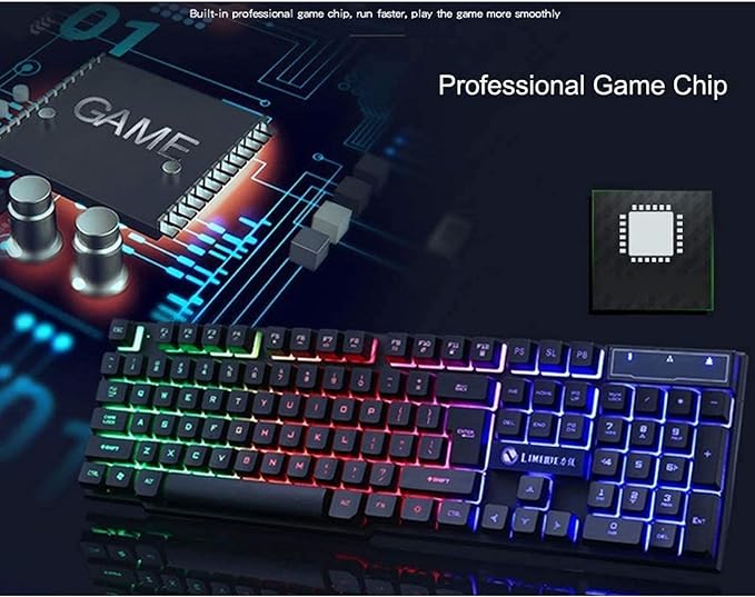 Rainbow Gaming Keyboard & Mouse ©