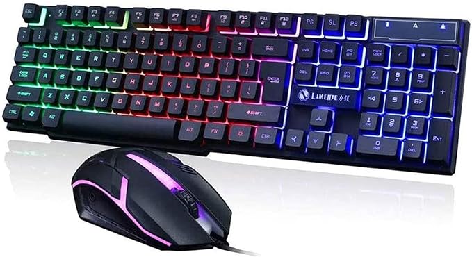 Rainbow Gaming Keyboard & Mouse ©