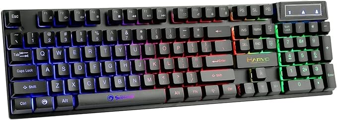 Rainbow Gaming Keyboard & Mouse ©