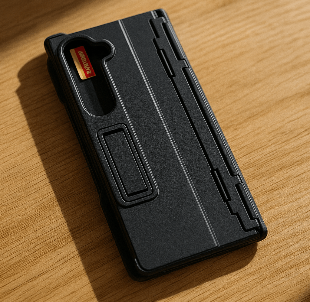 Rugged Fold-Away Kickstand Armor Case