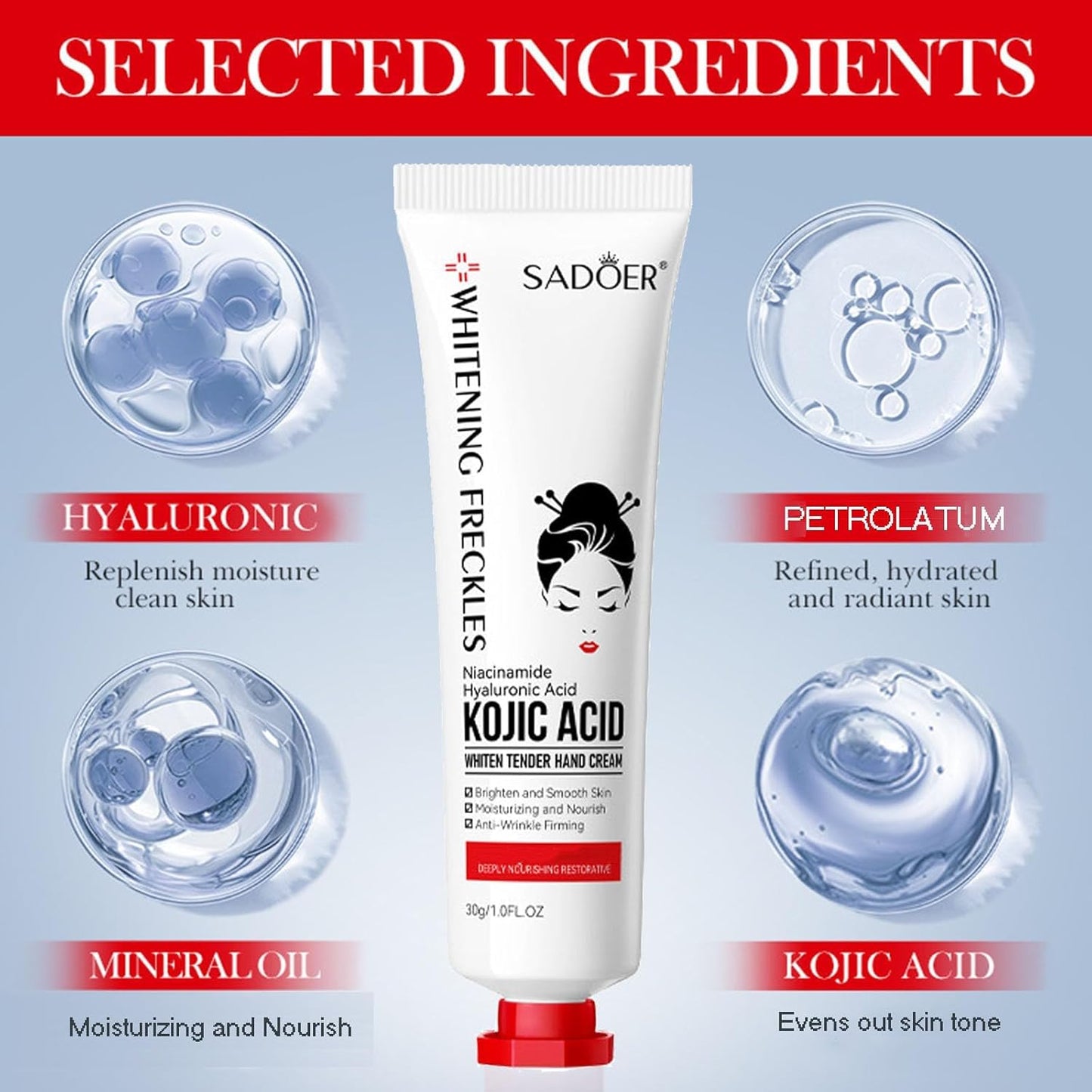 Sadoer - Kojic Acid Hand Cream (Original)