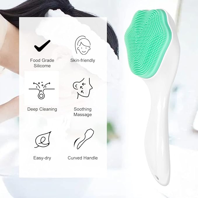 Silicone Face Scrubber Brush