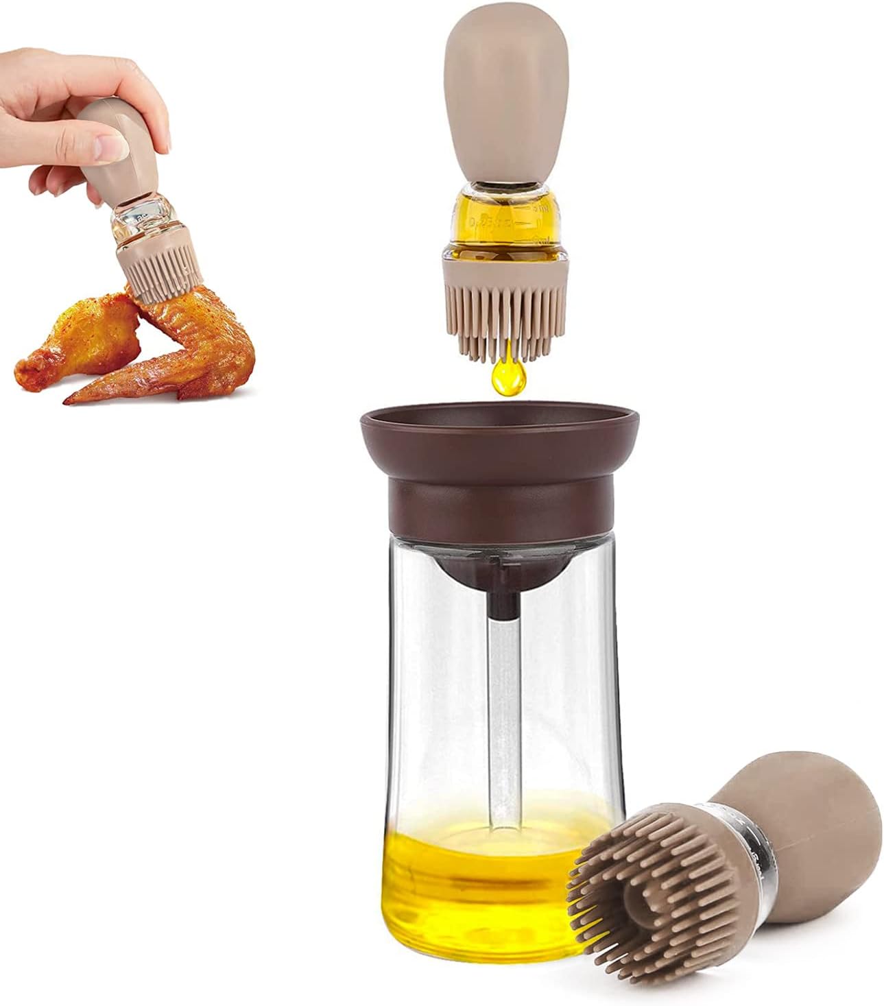 Silicone Oil  Brush Bottle