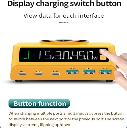 Smart - 7-in-1 Wireless Charging Device (WLX-M9A) ©
