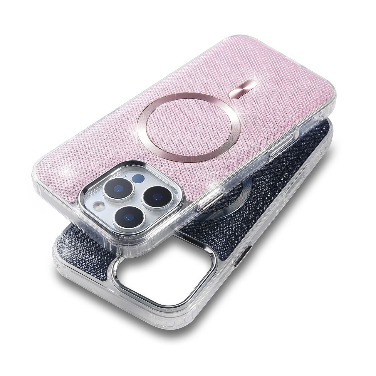 Textured MagSafe Clear Phone Case