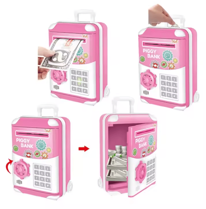 Trolley Case Electronic Piggy Bank