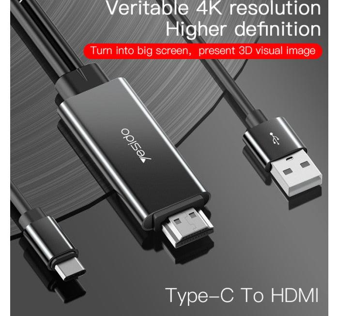 Type-C To HDMI Cable Adapter