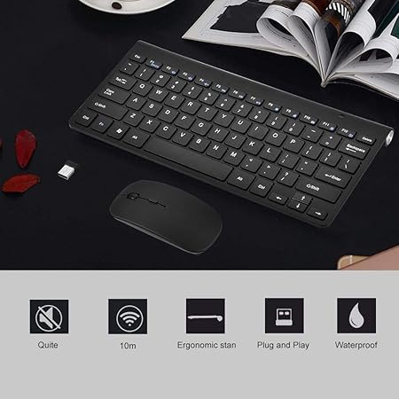 Ultra-Slim Wireless Keyboard & Mouse Combo