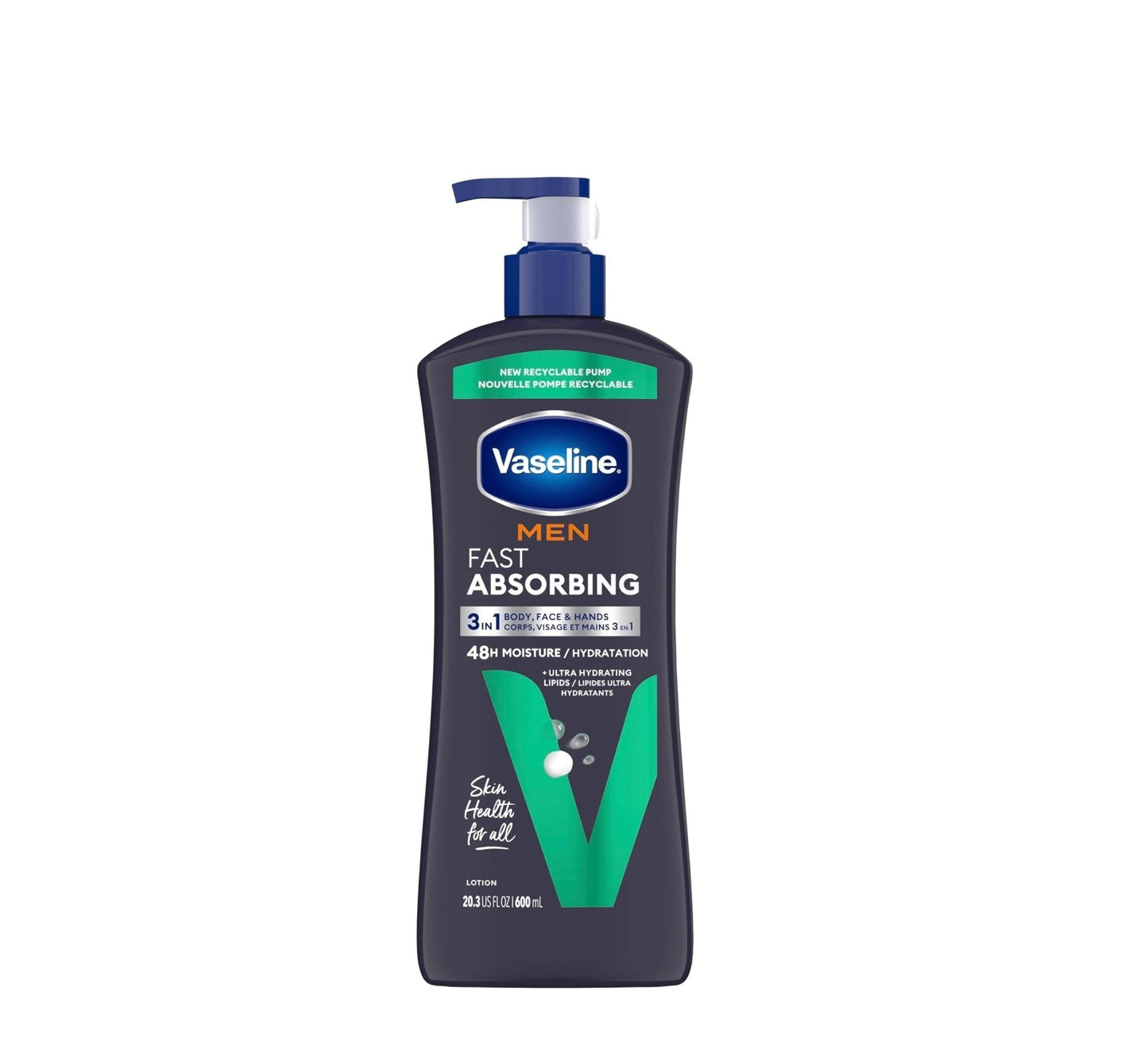 Vaseline - Men Fast Absorbing 3-in-1 Lotion (Original)